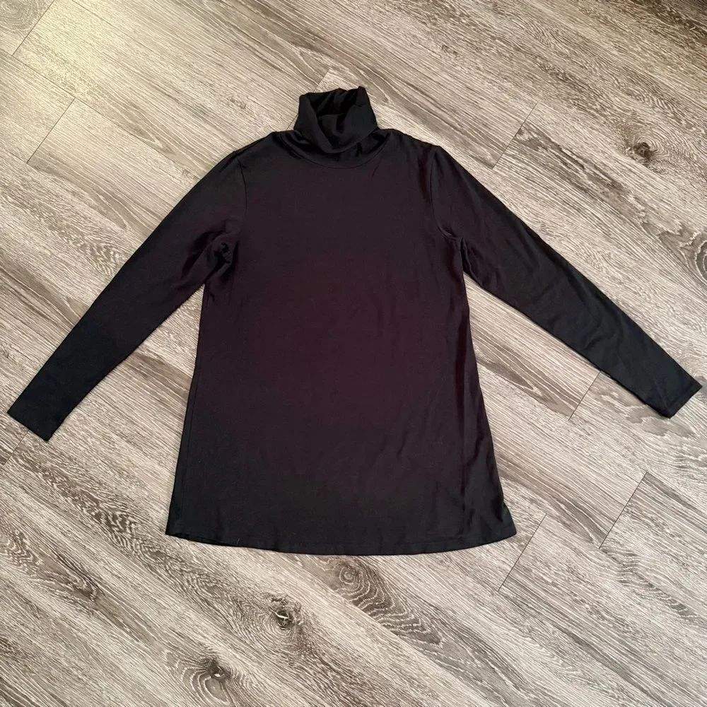 Peruvian Connection Long Sleeve Turtleneck Tunic